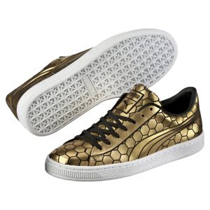 Puma Basket Classic Metallic Gold