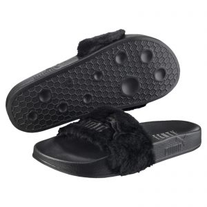 Puma Fur Slide Fur Slide Black (W)