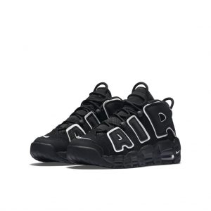 Nike Air More Uptempo Black White 2016 (GS)