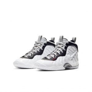 Nike Air Foamposite Pro White Black University Red (GS)