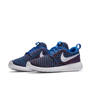Nike Roshe One Flyknit Photo Blue/White-University Red-Black (W)