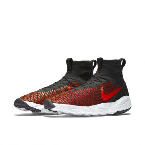 Nike Air Footscape Magista Flyknit Black/Bright Crimson-Gym Red-Cool Grey