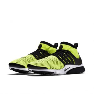 Nike Air Presto Flyknit Ultra Volt Black White