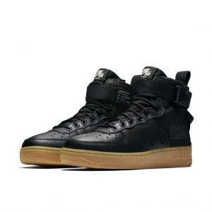 Nike SF Air Force 1 Mid Black Gum (W)