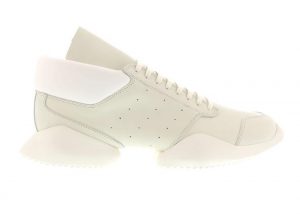 Rick Owens Tech Runner White Leather