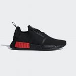 adidas NMD R1 Core Black Lush Red