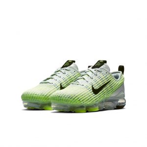 Nike Air VaporMax Flyknit 3 Light Silver Volt Glow (GS)