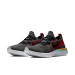 Nike Epic React Flyknit 2 Black Hyper Jade University Red
