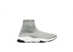 Balenciaga Speed Trainer Grey Logo