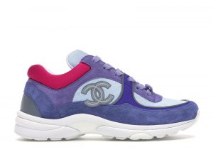 Chanel Low Top Trainer CC Ivory Blue (W)