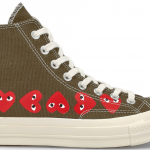 Converse Chuck Taylor All-Star 70s Hi Comme des Garcons Play Multi-Heart Green