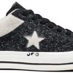 Converse One Star Ox Clot Black White