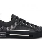 Dior B23 Low Top Canvas Oblique Black