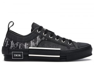 Dior B23 Low Top Canvas Oblique Black