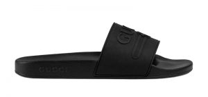 Gucci Logo Slide Rubber Black