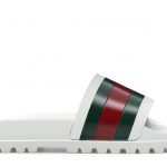 Gucci Web Slide Sandal White
