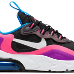Nike Air Max 270 React Black Hyper Pink Vivid Purple (PS)