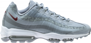 Nike Air Max 95 Ultra Wolf Grey Red Crush