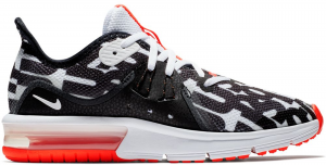 Nike Air Max Sequent 3 Just Do It White Black Crimson (GS)