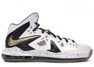Nike LeBron X Elite+ White Gold