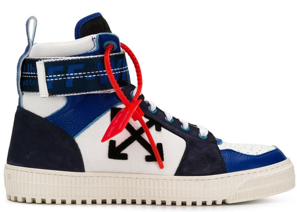 Off-White Industrial Belt Hi Top Blue