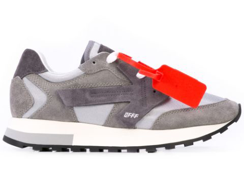 Off-White Suede Runner Grey (W)