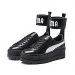 Puma Ankle Strap Rihanna Fenty Black White (W)