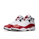Jordan 6 Rings White University Red
