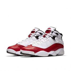 Jordan 6 Rings White University Red