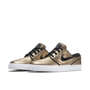 Nike SB Stefan Janoski Zoom Leather Metallic Gold