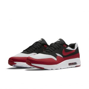 Nike Air Max 1 Ultra Pure Platinum Black Gym Red