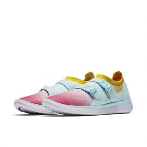 Nike Air Sockracer Flyknit White/Glacier Blue-Racer Pink (W)
