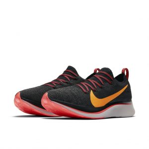 Nike Zoom Fly Flyknit Black Orange Peel (W)