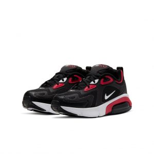 Air Max 200 Black University Red (GS)