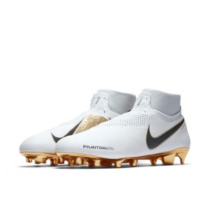 Nike Phantom Vision Elite DF FG White Metallic Gold