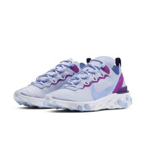 Nike React Element 55 Football Grey Psychic Blue (W)