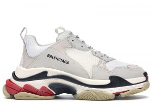 Balenciaga Triple S White Black Red