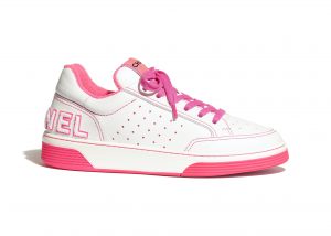 Chanel Sneaker White Fuchsia