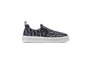 Dior Solar Slip-On Blue Oblique