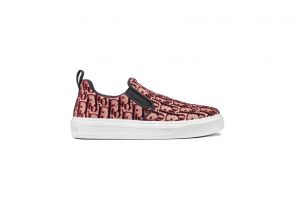Dior Solar Slip-On Red Oblique