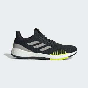 adidas Pulseboost HD Winter Black Grey Solar Yellow