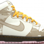 Nike Dunk High 1 Piece White Khaki Pink Ice