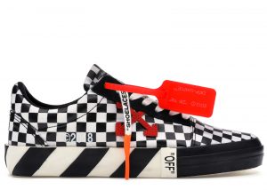OFF-WHITE Vulc Low Checkered Black White