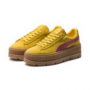 Puma Cleated Creeper Rihanna Fenty Suede Lemon (W)