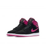 Jordan 1 Retro High Black Vivid Pink (GS)