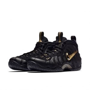 Nike Air Foamposite Pro Black Metallic Gold