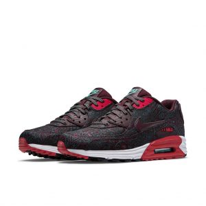 Nike Air Max Lunar90 Burgundy-Paisley