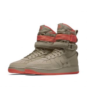 Nike Sf Af1 Khaki Khaki-Rush Coral