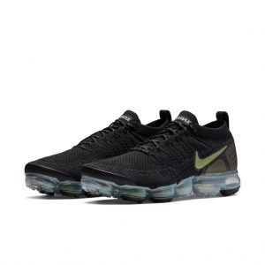 Nike Air VaporMax Flyknit 2 Black Metallic Silver Multi-Color