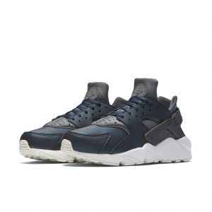 Nike Air Huarache Run Prm Txt Cool Grey Metallic Armory Navy (W)